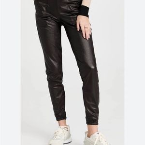 Spanx faux leather jogger worn once